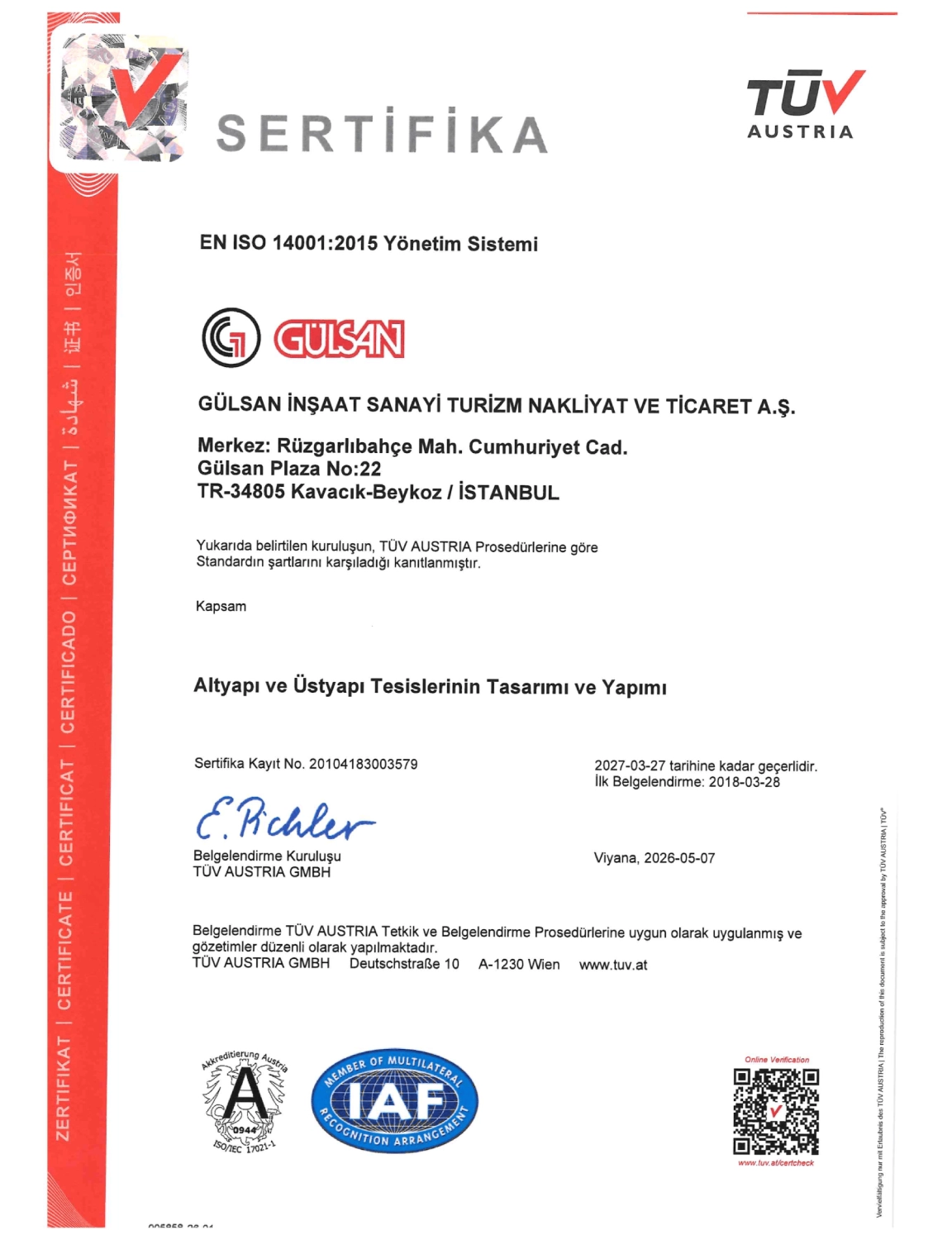 EN ISO 14001:2015