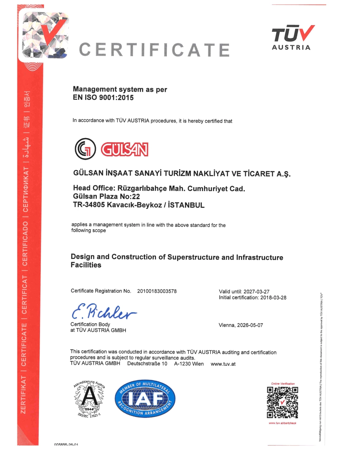 EN ISO 9001:2015