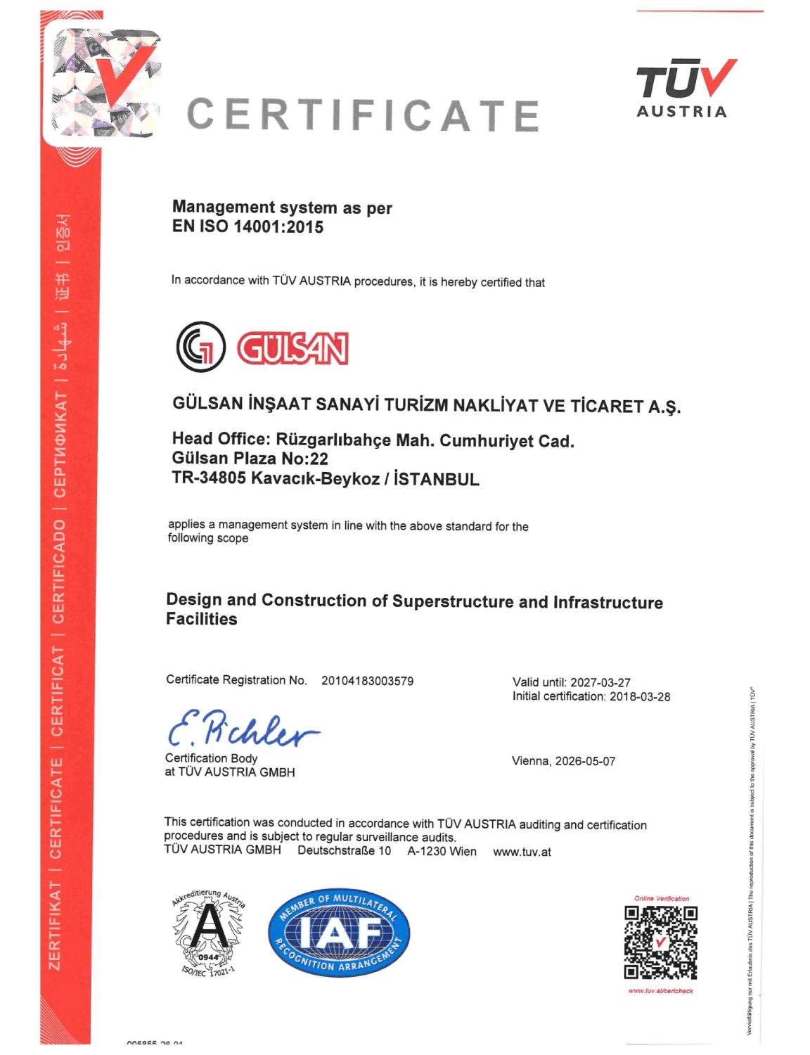 EN ISO 14001:2015